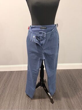 Express Women's Slate Blue Straight Leg Jeans